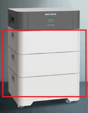 stacked battery 100AH