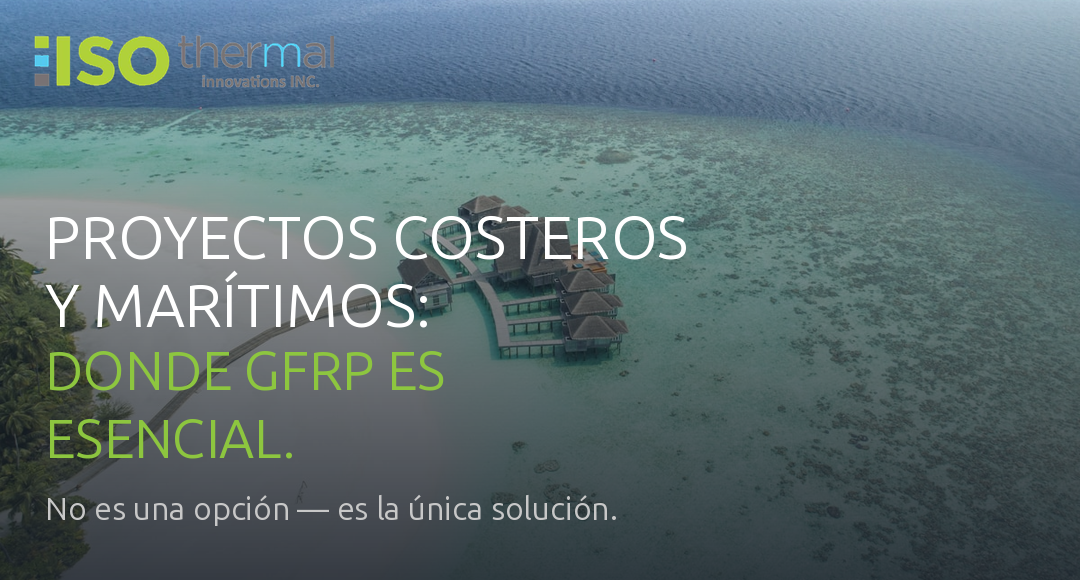 Obra costera y marítima con refuerzo Fiberox GFRP